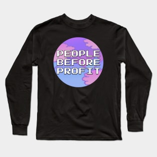 People Before Profit Long Sleeve T-Shirt